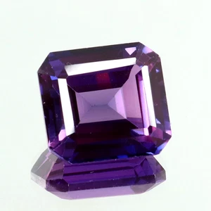 AAA Natural Flawless Ceylon Purple Sapphire Emerald Cut Loose Gemstone 10.30 Ct - Picture 1 of 7