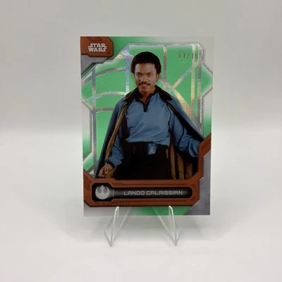 Topps 2024 Star Wars High Tek Lando Calrissian Green ALPHA 1/10 #64 /10 - Image 1 of 4