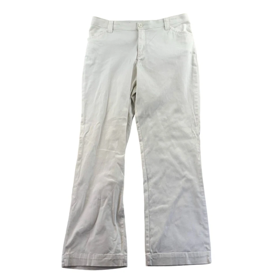 Lee Womens Trouser Pants Size 14 Medium Stretch Comfort Waistband Straight Leg - Image 1 of 4