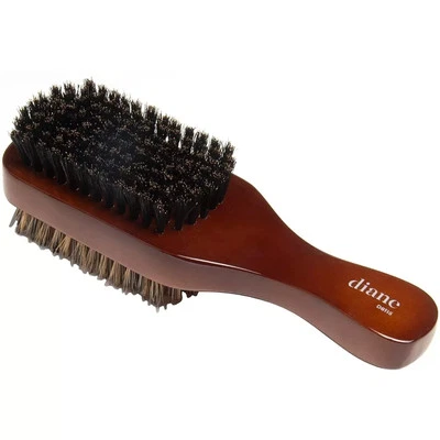Diane D8115 100% Boar 2-Sided Club Brush, Medium and Firm Bristles - Image 1 of 3