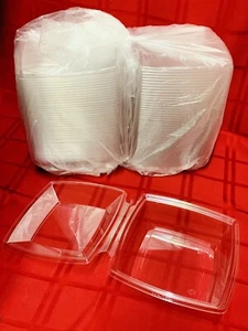 40-Inline Pagodaware Plastic Clear Hinged Food Containers Safe-T-Fresh TS64PW - Picture 1 of 6