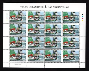 2012 Ireland Volvo Ocean Race Commemorative Stamps Sheetlet Plate 1A1A1A1A MNH - Picture 1 of 1