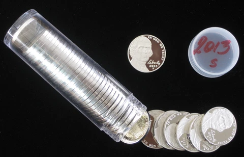 2013-S Proof Jefferson Nickel 40pc Roll Cover
