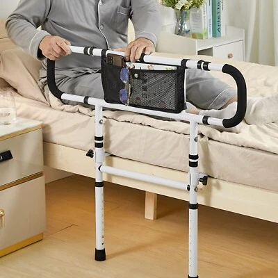Medots Bed Assist Rail for Seniors,Handicap-with Dual Grab Bar,Fall Prevention - Image 1 of 4