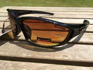 X Loop HD occhiali da sole XHD335701 marrone ambra 3357 nero lucido - Foto 1 di 11