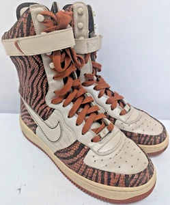 Nike Air Force 1 HOHE ORANGE ZEBRA-TRAINER, UK5.5 US8 EU39, 315187 811, K654 - Bild 1 von 10