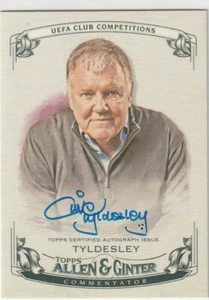 TOPPS 2023-24 UEFA UCL ALLEN & GINTER CLIVE TYLDESLEY BASE AUTOGRAPH CARD - Picture 1 of 1
