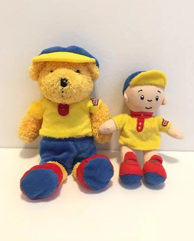 Caillou Dolls Caillou and Bear plush 8” and 10” Cover