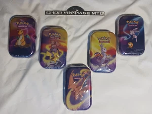 2019 Pokemon Kanto Power Mini Tin (Set of 5) Collection Charizard - G19 tins - Foto 1 di 2