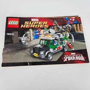 Lego Ultimate Spider Man Marvel 76015 Libro de Instrucciones Manual SOLAMENTE Sin Figura de Ladrillo - Imagen 1 de 7