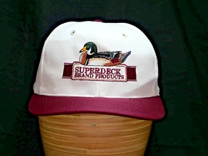 Superdeck Brand Products Strapback Hat Baseball Embroidered Duck Vintage - Picture 1 of 11