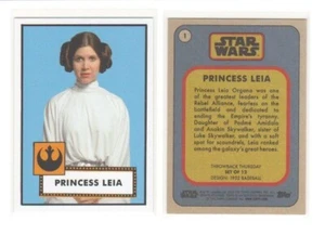 2023 Topps Star Wars Throwback Thursday Set #1 1952 Princess Leia SP Retro #TBT - Picture 1 of 3