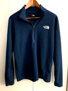 Chaqueta/Suéter Pullover Activo Exterior Azul Medio 1/2 Cremallera The North Face Para Hombre - Imagen 1 de 9