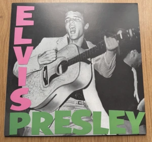 Elvis Presley - 1st Album Pink and Blue 1956 Vinyl LP with 6 bonus tracks NEW - Picture 1 of 5