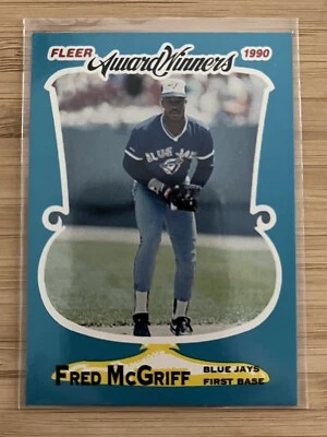1990 FLEER AWARD WINNERS #22 FRED MCGRIFF Please See Description - Image 1 of 2