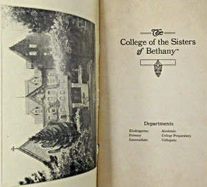 Topeka Kansas History College of the Sister of Bethany Annual Catalogue 1912 - Picture 1 of 10