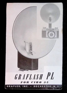 Original Camera Instructions/Manual: Graflex Graflash PL for Ciro 35 - Picture 1 of 2