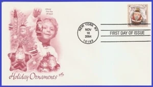 USA4 #3890 U/A ARTCRAFT FDC Red Santa Ornament - Picture 1 of 1