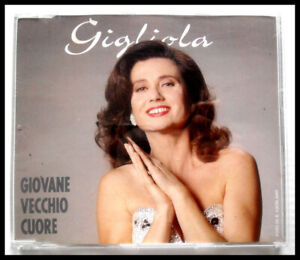 GIGLIOLA CINQUETTI - GIOVANE VECCHIO CUORE - 1995 - CD PROMO SINGOLO RARO!!