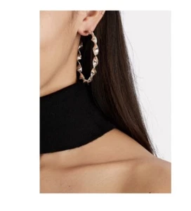 Dannijo Lewis Hoop Earrings. Brand New. - Picture 1 of 5