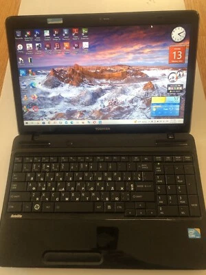 Toshiba L655-S5105 INTEL i3-M370 CPU | 8GB RAM 500gb HD WIN 10 HOME 15.6” + more - Image 1 of 4