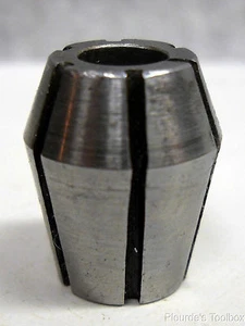 Pinza cónica doble usada, taladro tamaño 17/64, (0,2656"), DT, estilo WW, 55060 - Imagen 1 de 4