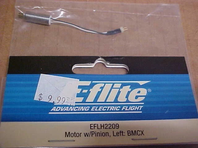 E-FLITE HELICOPTER PART - EFLH2209 = LEFT MOTOR WITH PINION: BMCX - Image 1 of 1