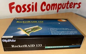 Highpoint RocketRaid Dual-Channel PCI IDE ATA133 Raid HBA Controller Adapter - Picture 1 of 13