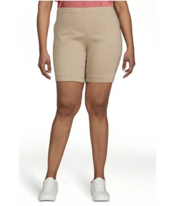 Just My Size Women’s 2 Pocket Pull On Brownstone Denim Shorts Size 3X NEW - Picture 1 of 10