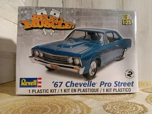 REVELL  67 CHEVELLE PRO STREET "REVELL MUSCLE"  Open Box   X2 - Picture 1 of 1