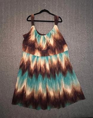 R&M Richards Dress Plus Sz 24W Stretch Style Fancy Office or Casual Grunge Skate - Image 1 of 4