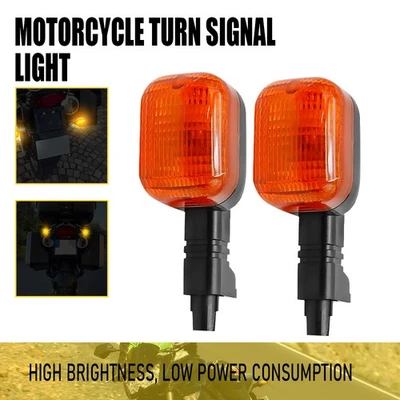 2x Luces intermitentes de señal de giro de motocicleta lámpara ámbar para BMW F 650 GS 1999-2007 Foto 1 de 4