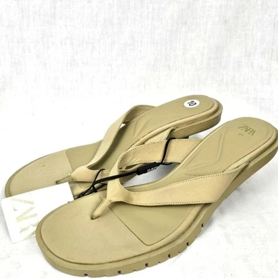 Sandalias de tacón Zara tostadas para mujer talla 10 nuevas con etiquetas Foto 1 de 4