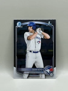 Sean Keys 2025 Bowman #BCP-89 Toronto Blue Jays 1st Bowman Chrome NM B3 - Picture 1 of 6
