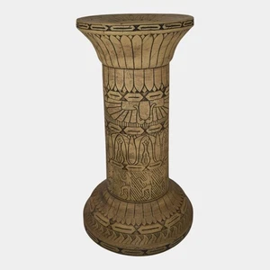 Monmouth Western Stoneware 1930s Vintage Art Pottery Brown Ceramic Pedestal - Picture 1 of 6