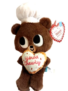 Bark Dog Toy Teddy Baker Yours Chewly For Large 50+ Lbs Squeaker Crinkle - Picture 1 of 6