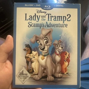 Lady and the Tramp 2: Scamp's Adventure (Blu-ray/DVD/Digital, 2018) NEW w/slip - Picture 1 of 8