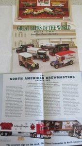 GREAT BEERS OF THE WORLD MATCHBOX CATALOGUES YESTERYEAR COLLECTIBLES X 3 - Picture 1 of 1