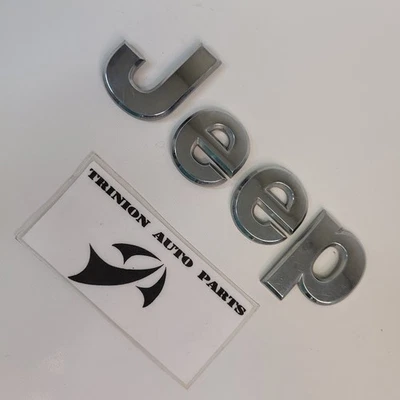 Jeep Patriot 2007-2016 emblema trasero placa de identificación letras cromadas OEM Foto 1 de 3