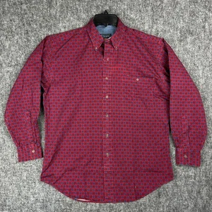 Chaps Ralph Lauren Shirt Mens Medium Button-up Vintage 1990s Business Casual - Picture 1 of 10