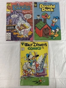 ¡Lote de 3 cómics de Ewoks y Disney! Cómics de Marvel Star Disney #7 1986++ - Imagen 1 de 5