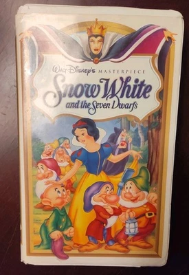 Snow White And The Seven Dwarfs VHS VINTAGE Clamshell  - Image 1 of 3
