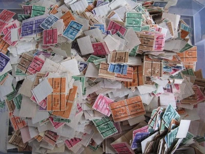 10000+  US Bureau Precancel Accumulation  Lot 1 1/2 Lb - Image 1 of 4