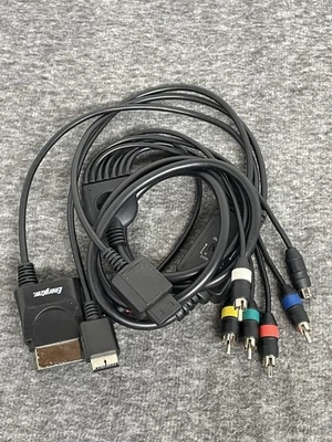 Energizer Cavo Componente AV PS2 PS3 Xbox 360 Wii SCART RGB RCA Video - Immagine 1 di 4