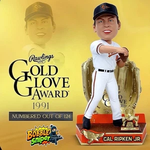 CAL RIPKEN JR. Baltimore Orioles "1991 Rawlings Gold Glove" MLB Bobblehead - Picture 1 of 9