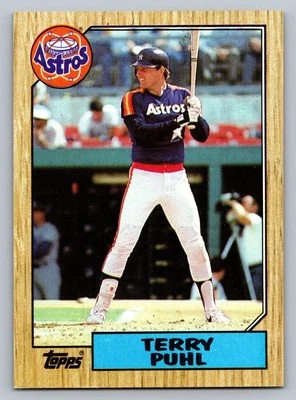 1987 Topps - Terry Puhl #693 - Image 1 of 2