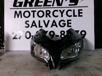 2014 KAWASAKI NINJA 300 EX300B OEM FRONT UPPER INNER HEADLIGHT COWL W/ HEADLIGHT — 第 1/4 张图片