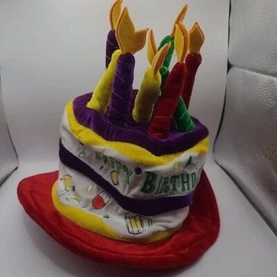 Chapéu de pelúcia Elope ajustável tamanho único bolo de aniversário cerveja copo shot Martini - Imagem 1 de 4