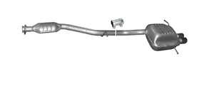 Endschalldämpfer Endtopf Auspuff für Mercedes CL203 C180 C200 C230 Kompressor - Bild 1 von 3
