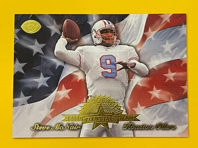 1996 Leaf American All-Stars Gold #'d 0063/1000 Steve McNair #19 - Изображение 1 из 2